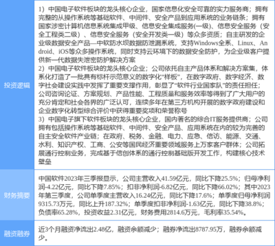 數(shù)字浪潮驅(qū)動(dòng)安全基石 中國(guó)軟件3月13日漲停深度解析
